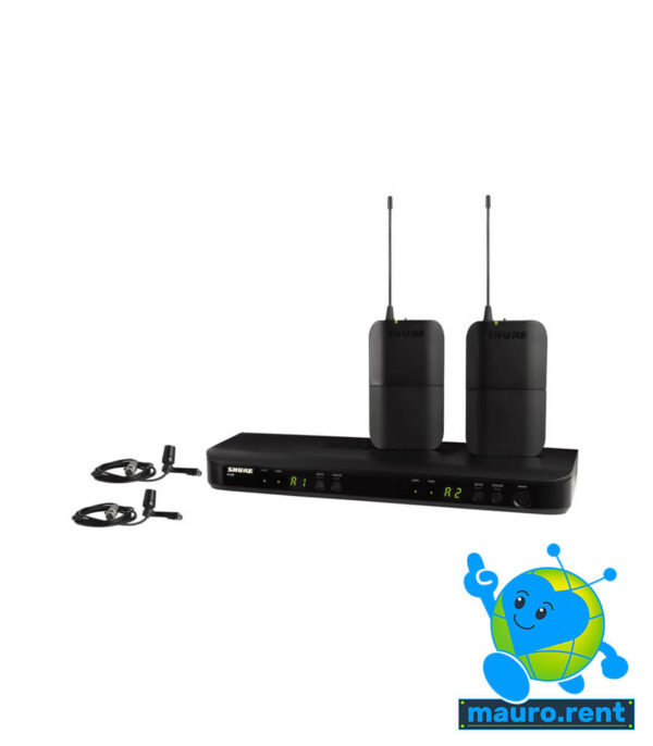 Shure BLX188 B / CVL M17 - Noleggio microfono wireless lavalier professionale
