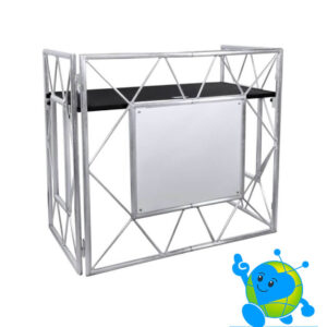 Accu Stand Pro Event Table 2: Professional Aluminum Dj Table Rental in Italy