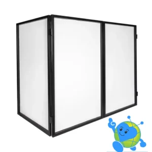 Headliner Santa Monica Portable Dj Facade: Professional Lightweight Dj Booth